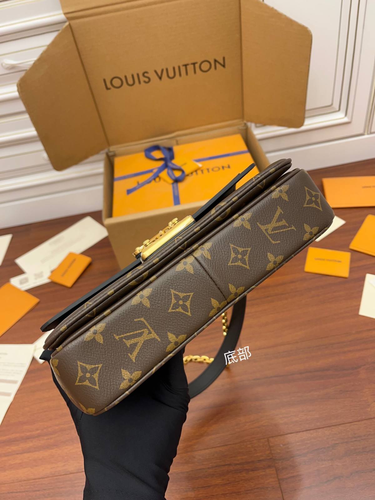 Ellebag Factory Replication Techniques for Louis Vuitton MARCEAU Handbag (M46126) Black-Kedai Dalam Talian Beg Louis Vuitton Palsu Kualiti Terbaik, Beg reka bentuk replika ru