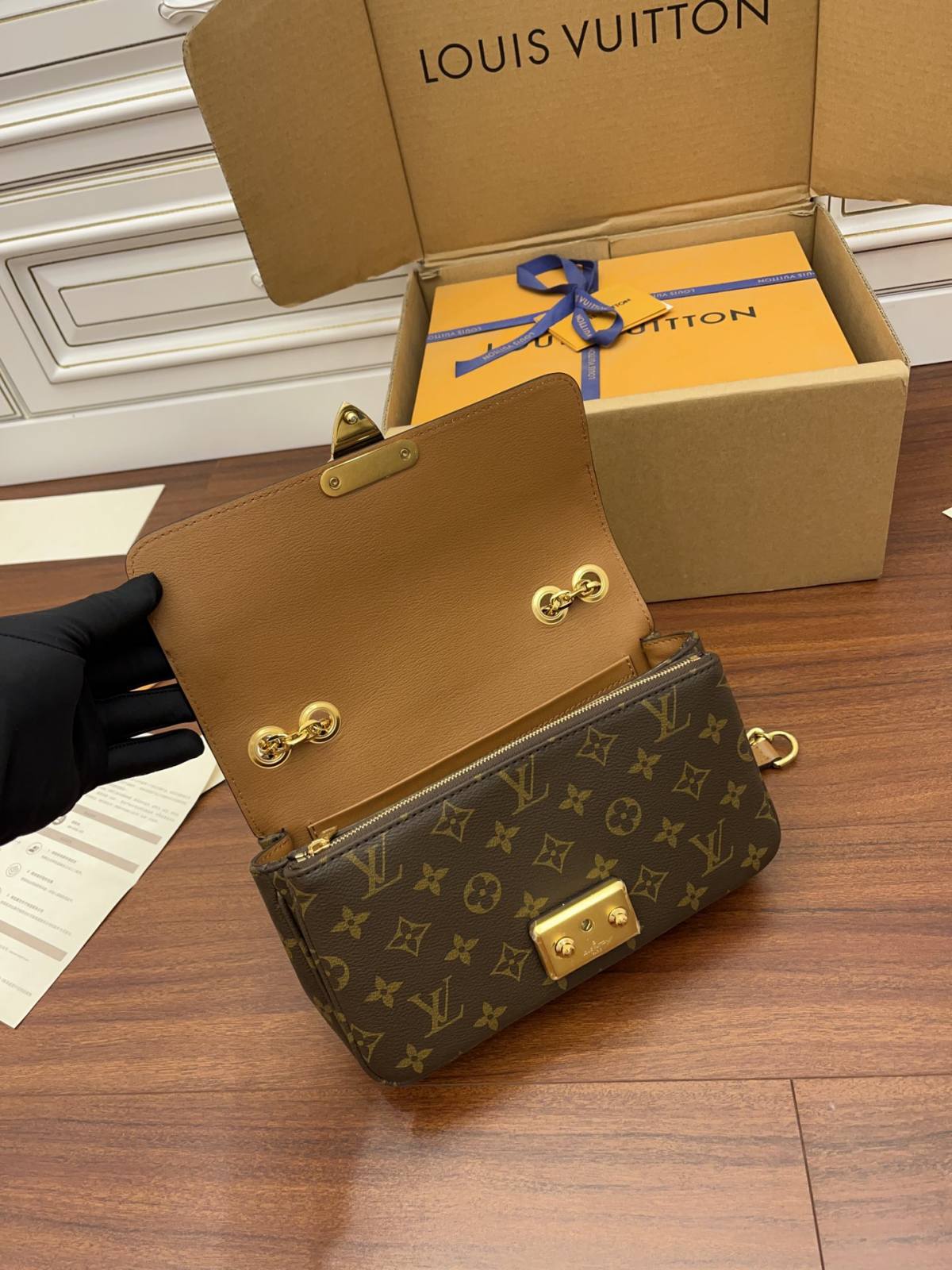 Ellebag Factory Replication Techniques for Louis Vuitton MARCEAU Handbag (M46127) Brown-Online obchod s falošnou taškou Louis Vuitton najvyššej kvality, replika značkovej tašky ru