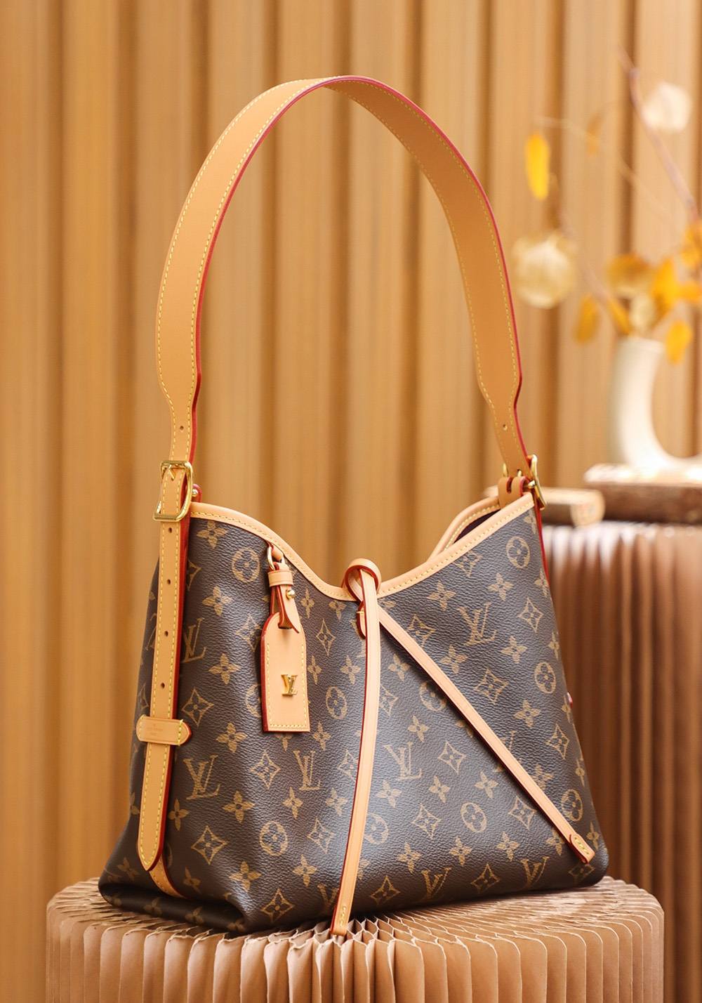 Ellebag Factory Replication Techniques for Louis Vuitton Carryall Small Handbag M46203-Best Quality Fake Louis Vuitton Bag Online Store, Replica designer bag ru