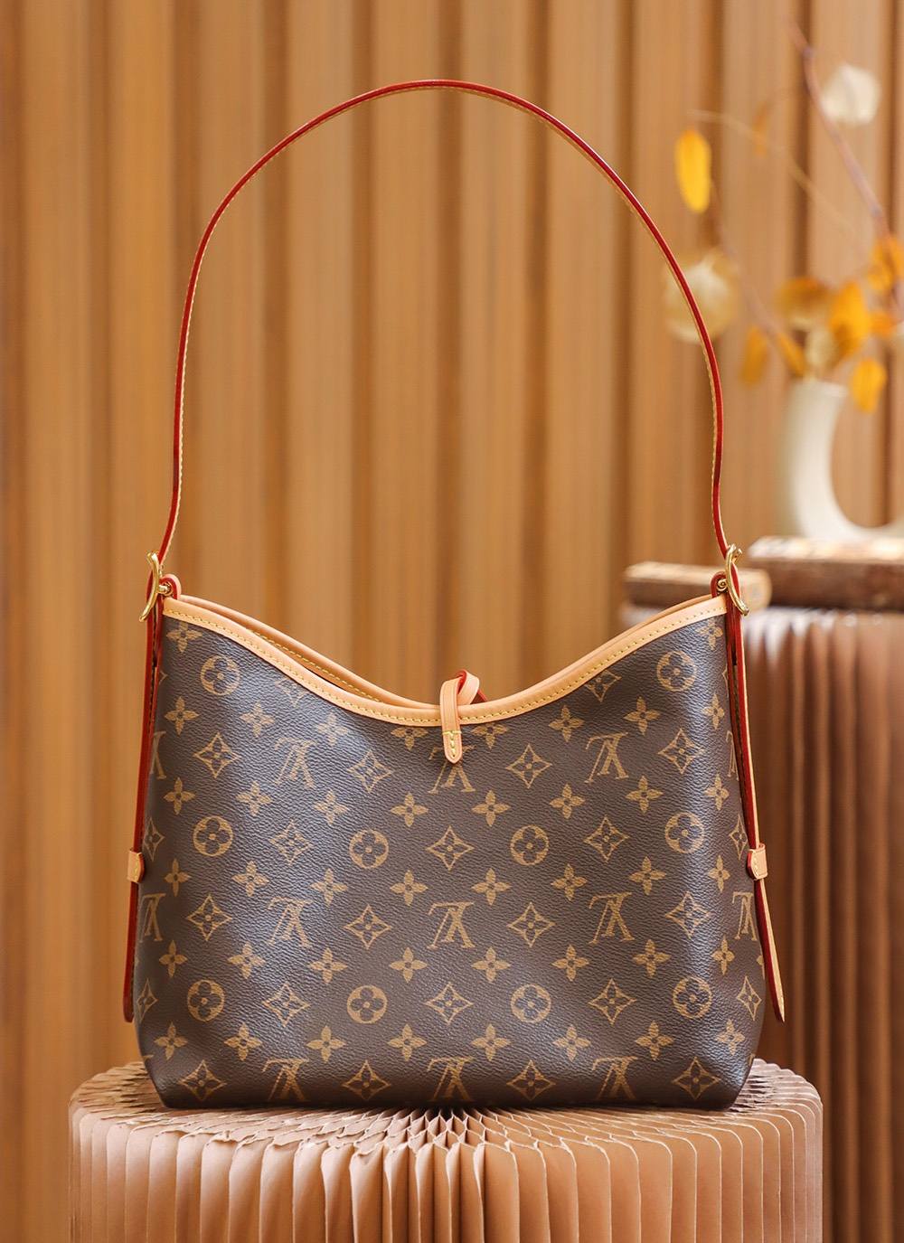 Ellebag Factory Replication Techniques for Louis Vuitton Carryall Small Handbag M46203-Шилдэг чанарын хуурамч Louis Vuitton цүнх онлайн дэлгүүр, Replica дизайнер цүнх ru