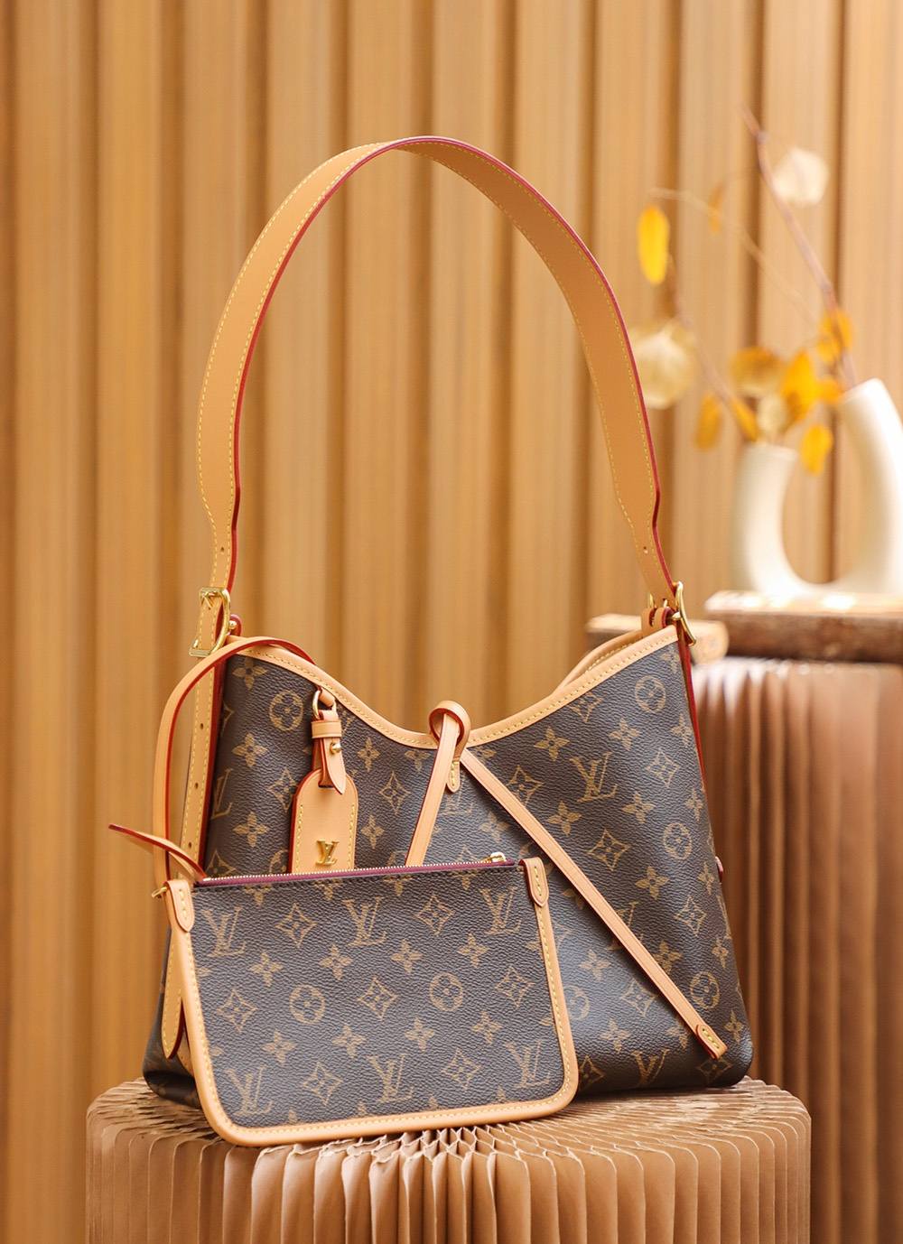 Ellebag Factory Replication Techniques for Louis Vuitton Carryall Small Handbag M46203-সেরা মানের নকল লুই ভিটন ব্যাগ অনলাইন স্টোর, রেপ্লিকা ডিজাইনার ব্যাগ ru