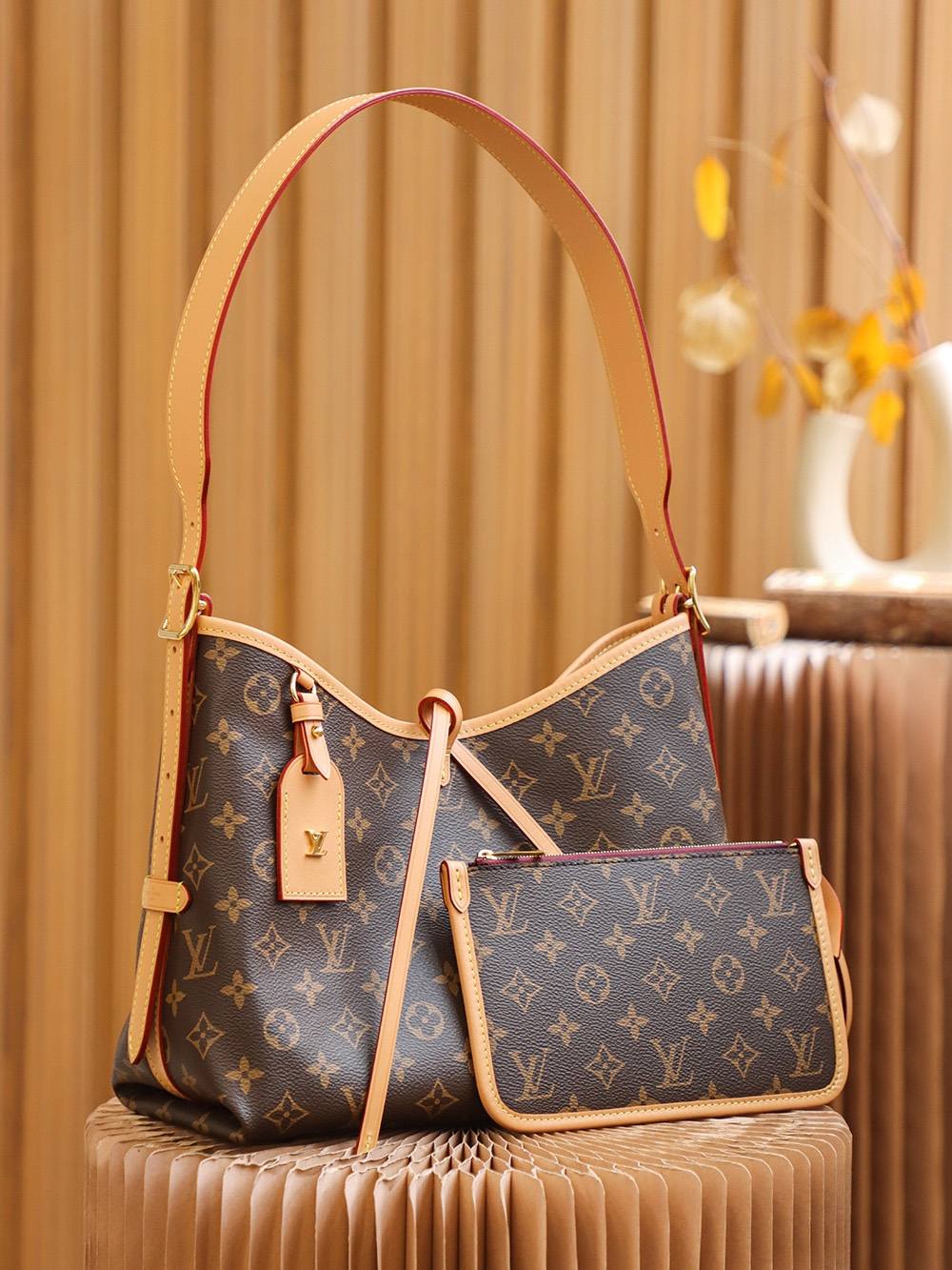 Ellebag Factory Replication Techniques for Louis Vuitton Carryall Small Handbag M46203-उत्तम गुणवत्ता नकली लुई Vuitton बैग ऑनलाइन स्टोर, प्रतिकृति डिजाइनर बैग ru