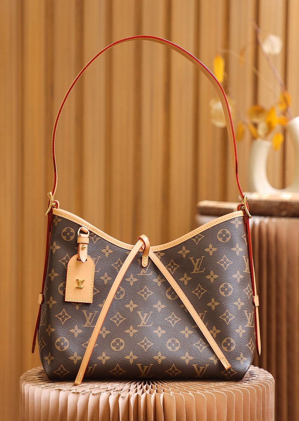 Ellebag Factory Replication Techniques for Louis Vuitton Carryall Small Handbag M46203-Best Quality Fake Louis Vuitton Bag Online Store, Replica designer bag ru