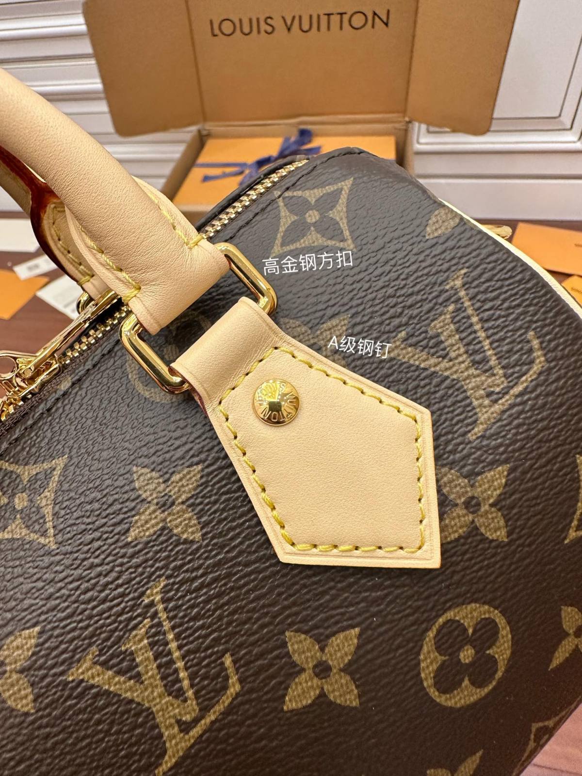 Ellebag Factory Replication Techniques for Louis Vuitton Speedy Bandoulière 20 Handbag (M46222)-Best Quality adịgboroja Louis vuitton akpa Online Store, oyiri mmebe akpa ru