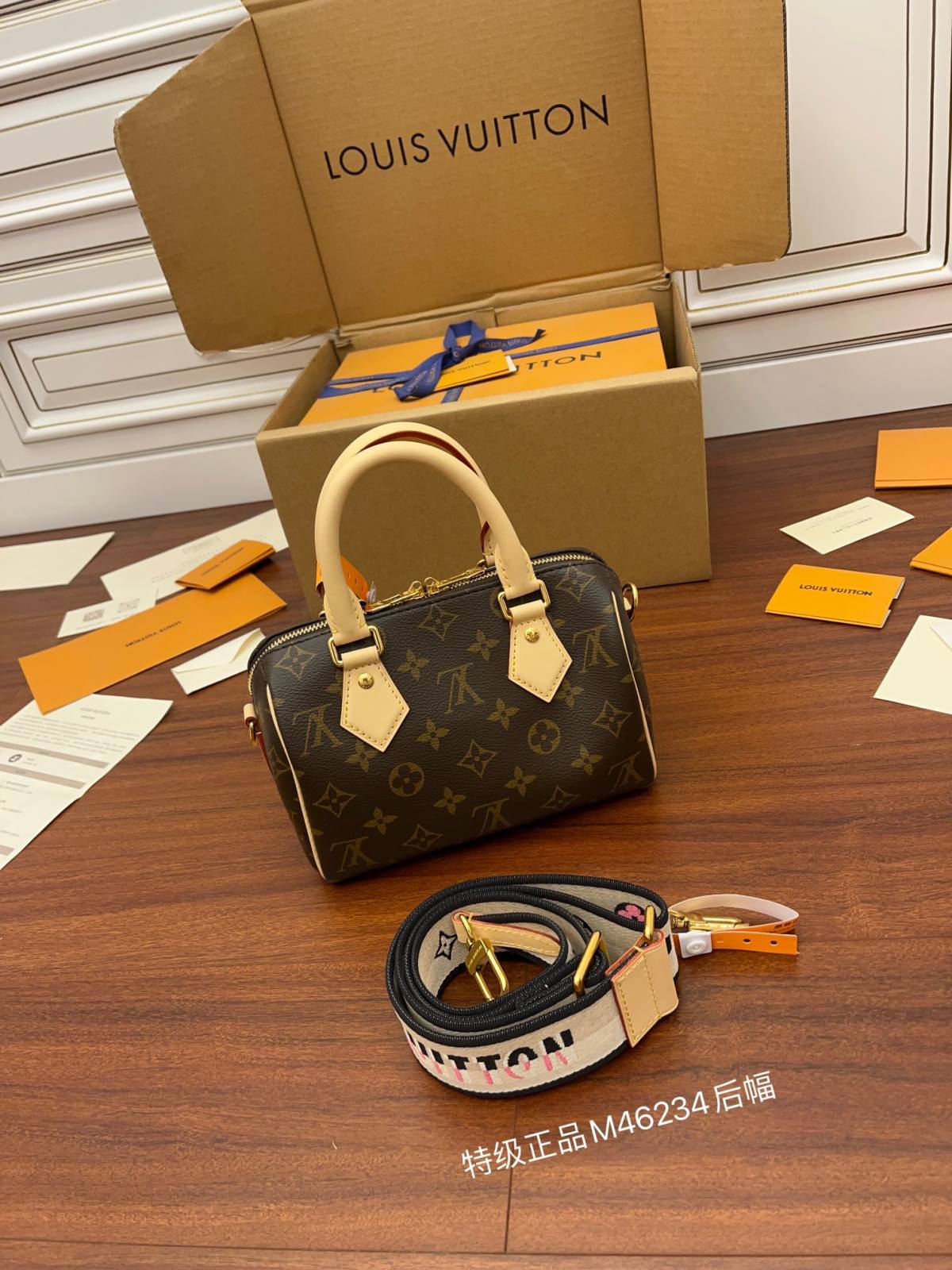 Ellebag Factory Replication Techniques for Louis Vuitton SPEEDY 20 Pillow Bag (M46234)-最高品質の偽のルイヴィトンバッグオンラインストア、レプリカデザイナーバッグru