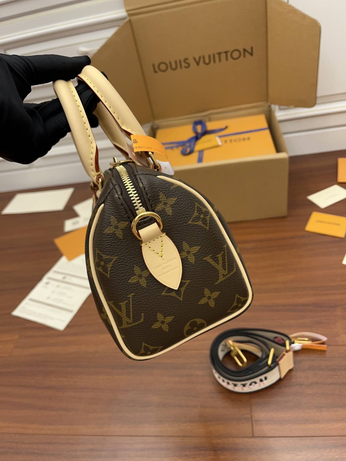 Ellebag Factory Replication Techniques for Louis Vuitton SPEEDY 20 Pillow Bag (M46234)-最高品質の偽のルイヴィトンバッグオンラインストア、レプリカデザイナーバッグru