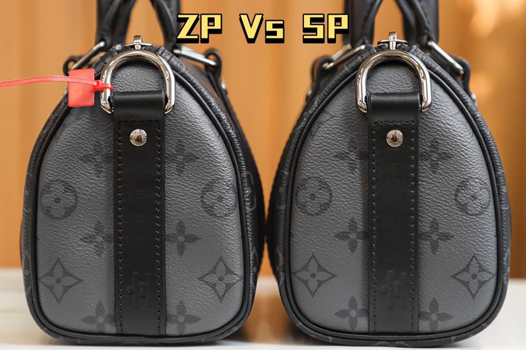 Ellebag Factory Replication Techniques for Louis Vuitton M46271 Monogram Eclipse Black Keepall 25 Handbag-Best Quality Fake Louis Vuitton Bag Online Store, Replica designer bag ru