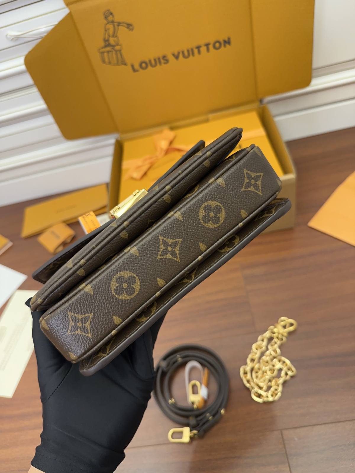 Ellebag Factory Replication Techniques for Louis Vuitton Pochette Métis Metis East West Handbag (M46279)-最好的質量假路易威登包網上商店，複製設計師包 ru