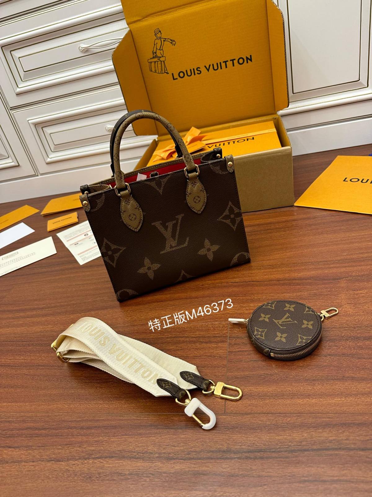 Ellebag Factory Replication Technique – Louis Vuitton ONTHEGO Small Handbag (M46373)-Toko Online Tas Louis Vuitton Palsu Kualitas Terbaik, Tas desainer replika ru