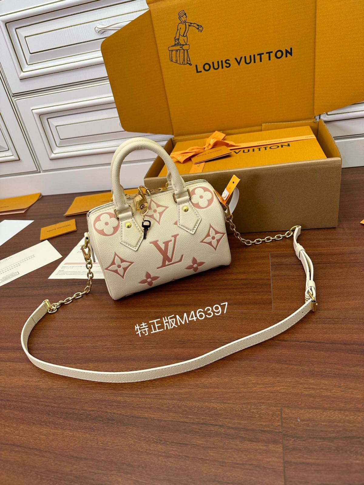 Ellebag Factory Replication Technique – Louis Vuitton SPEEDY BANDOULIÈRE 20 (M46397)-Tienda en línea de bolsos Louis Vuitton falsos de la mejor calidad, réplica de bolsos de diseño ru