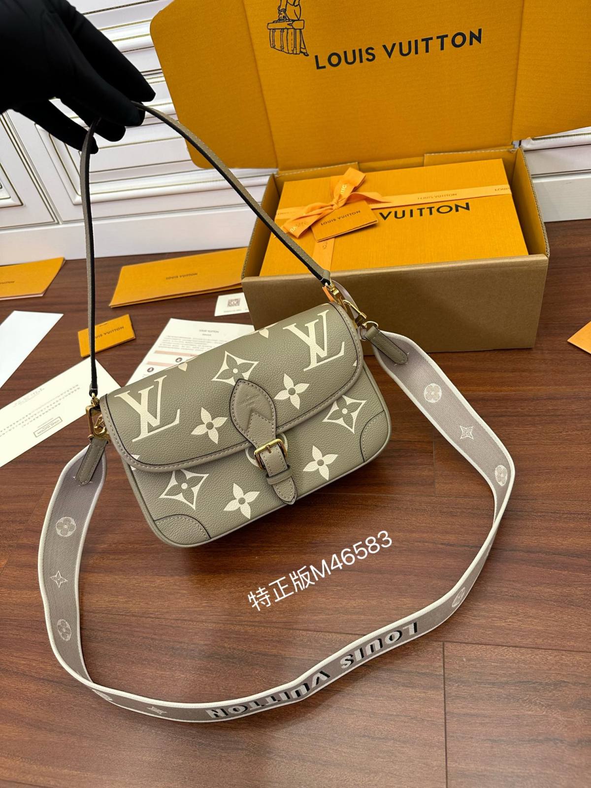 Ellebag Factory Replication Technique – Louis Vuitton Diane Elephant Grey Print Handbag (M46583)-بهترين معيار جي جعلي لوئس ويٽون بيگ آن لائين اسٽور، ريپليڪا ڊيزائنر بيگ ru