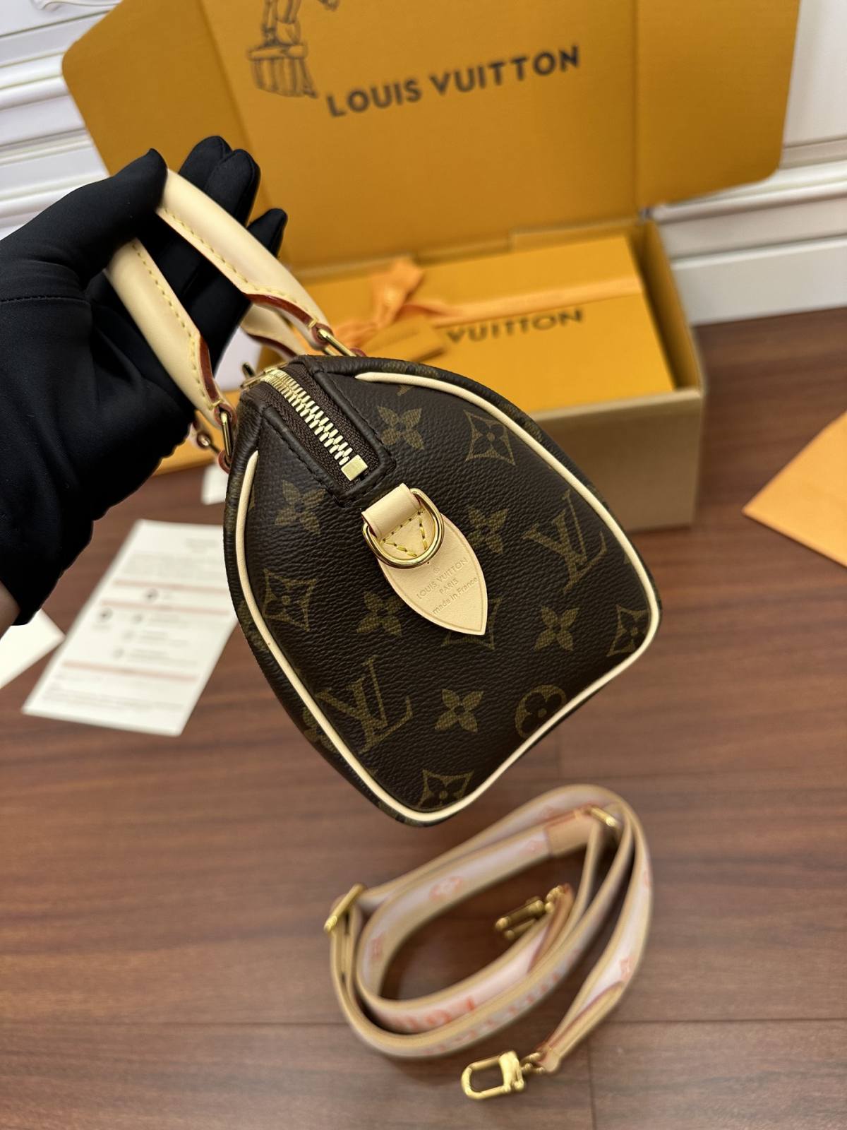 Ellebag Factory Replication Technique – Louis Vuitton SPEEDY BANDOULIÈRE 20 Handbag (M46594)-उत्तम गुणवत्ता नकली लुई Vuitton बैग ऑनलाइन स्टोर, प्रतिकृति डिजाइनर बैग ru