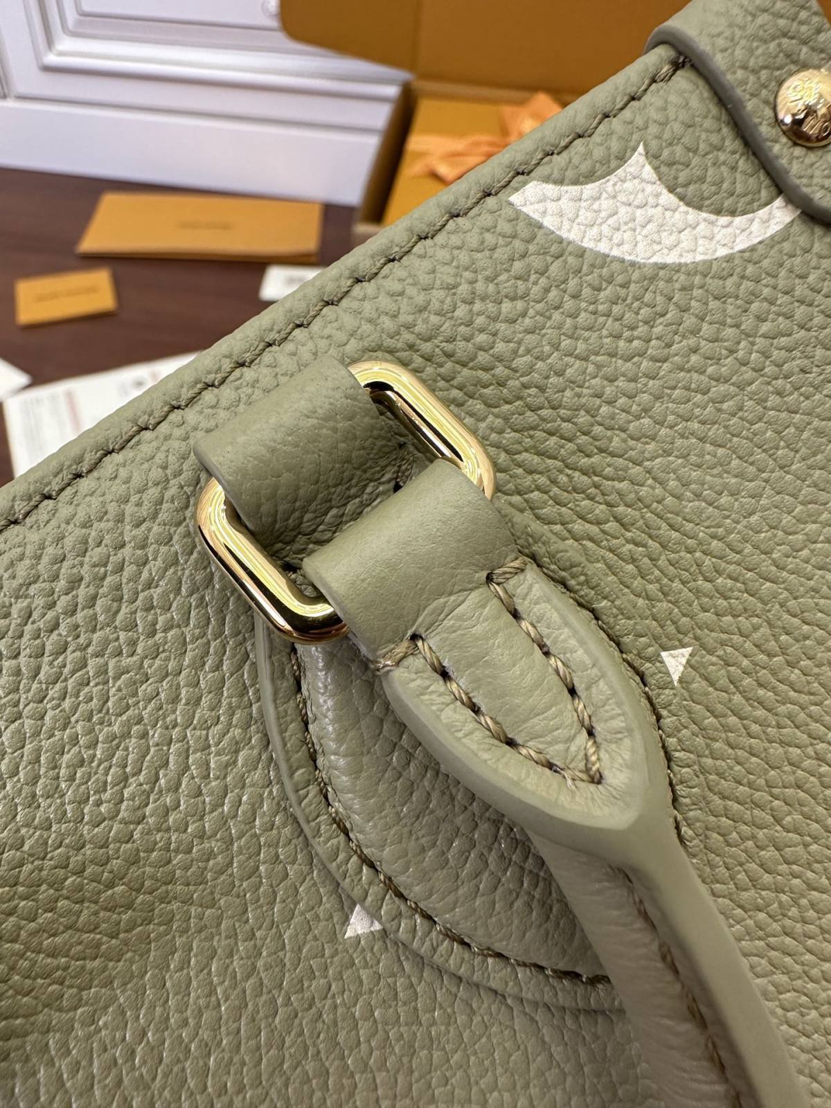 Ellebag Factory Replication Technique for Louis Vuitton Onthego M46647 Green Giant Monogram Full Leather-Best Quality Fake Louis Vuitton Bag Nettbutikk, Replica designer bag ru