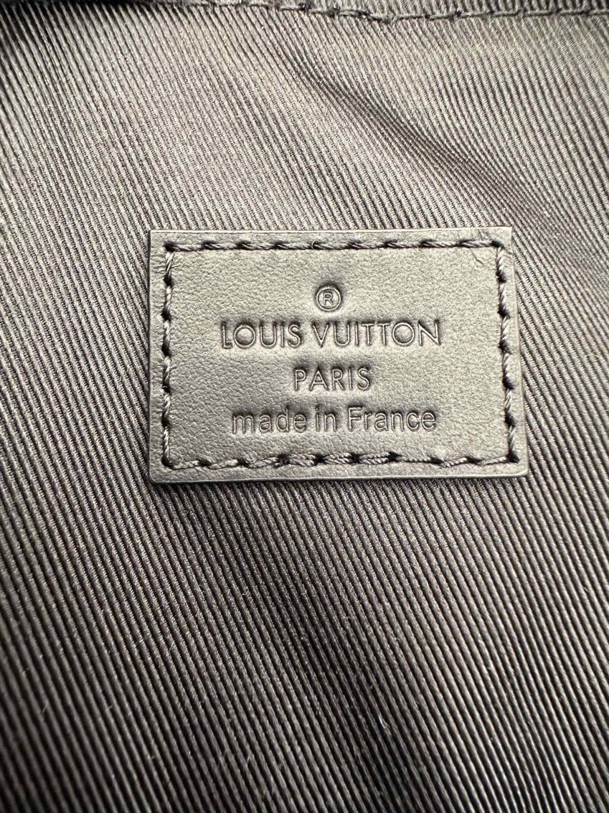 Ellebag Factory Replication Technique for Louis Vuitton Montsouris Backpack in Monogram Eclipse Black (M46683)-בעסטער קוואַליטעט שווינדל לוי ווויטטאָן באַג אָנליין קראָם, רעפּליקע דיזיינער זעקל רו