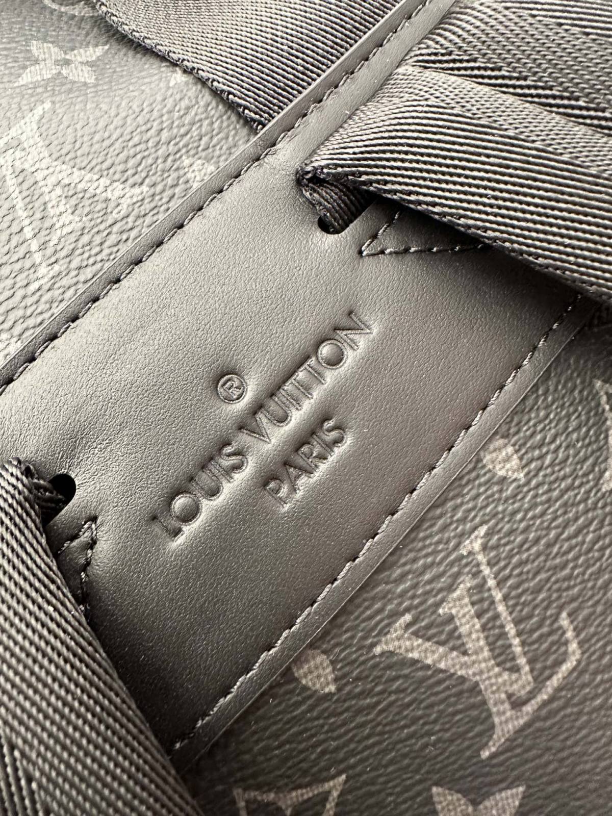 Ellebag Factory Replication Technique for Louis Vuitton Montsouris Backpack in Monogram Eclipse Black (M46683)-Καλύτερης ποιότητας Fake Louis Vuitton Ηλεκτρονικό κατάστημα, Replica designer bag ru