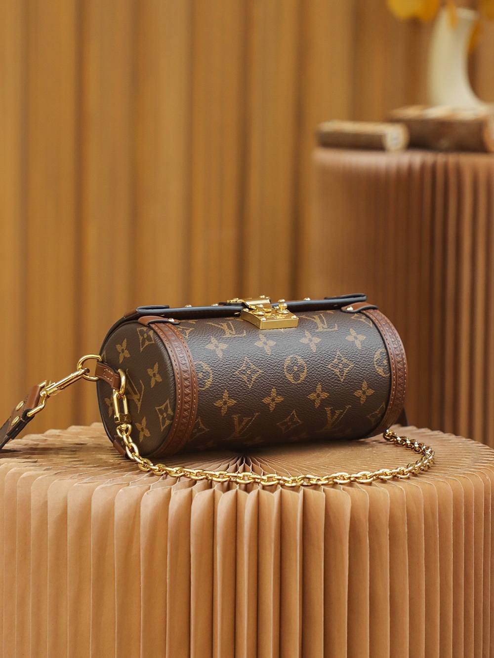 Ellebag’s Exquisite Replication of Louis Vuitton M57835 PAPILLON TRUNK in Classic Brown Epi Leather-Najlepsza jakość fałszywych torebek Louis Vuitton Sklep internetowy, projektant repliki torebki ru