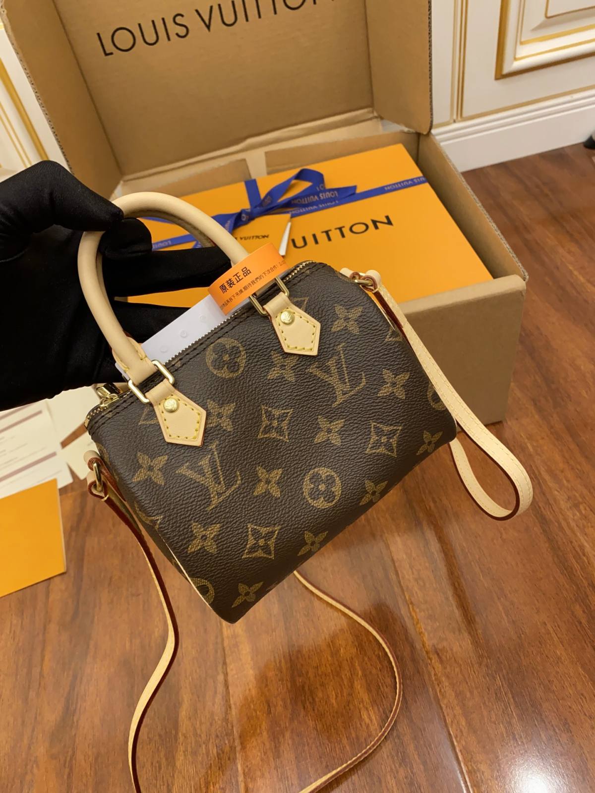 Ellebag’s Replica Artistry: LV Nano Speedy Handbag (M61252)-En İyi Kalite Sahte Louis Vuitton Çanta Online Mağazası, Çoğaltma tasarımcı çanta ru