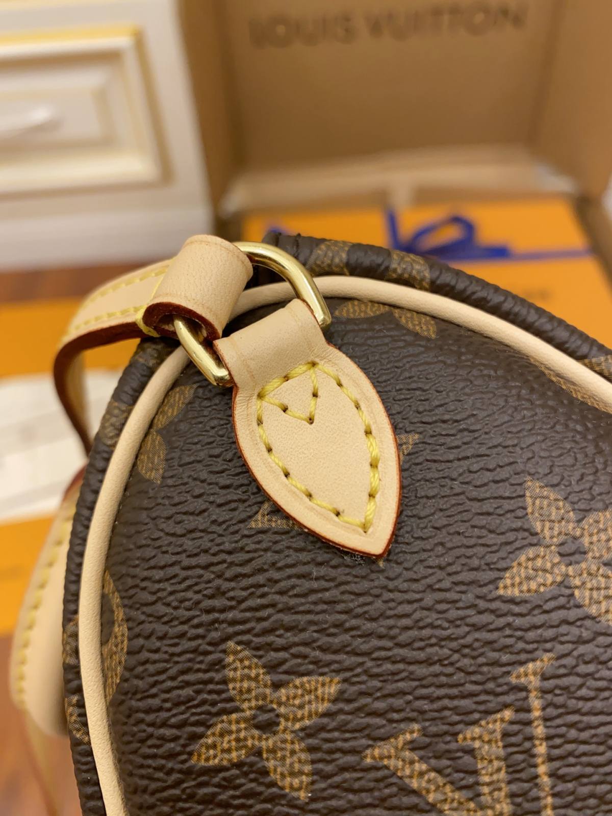 Ellebag’s Replica Artistry: LV Nano Speedy Handbag (M61252)-Beste Qualität gefälschte Louis Vuitton-Taschen Online-Shop, Replik-Designer-Tasche ru