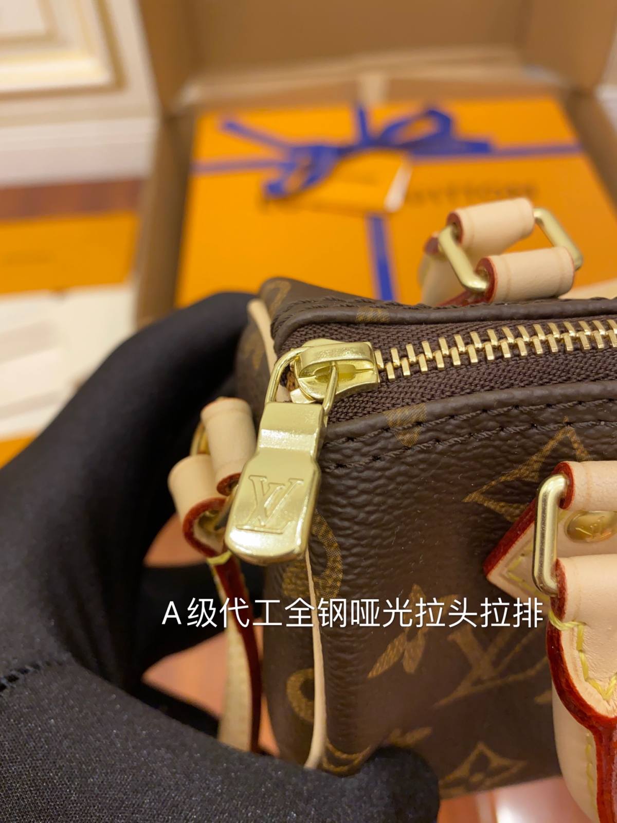 Ellebag’s Replica Artistry: LV Nano Speedy Handbag (M61252)-Best Quality Fake Louis Vuitton Bag Online Store, Replica designer bag ru