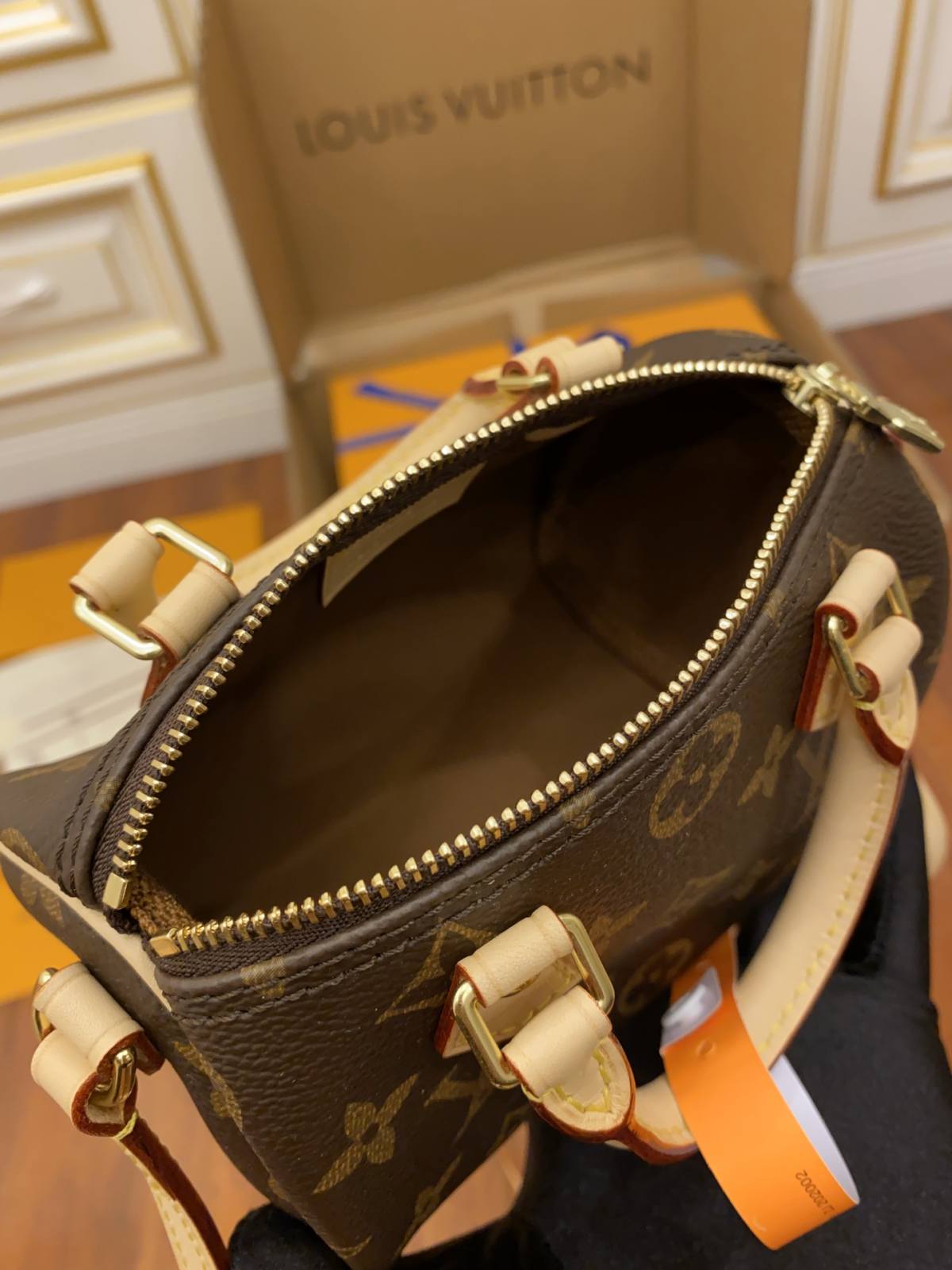 Ellebag’s Replica Artistry: LV Nano Speedy Handbag (M61252)-Dyqani në internet i çantave të rreme Louis Vuitton me cilësi më të mirë, çanta modeli kopje ru