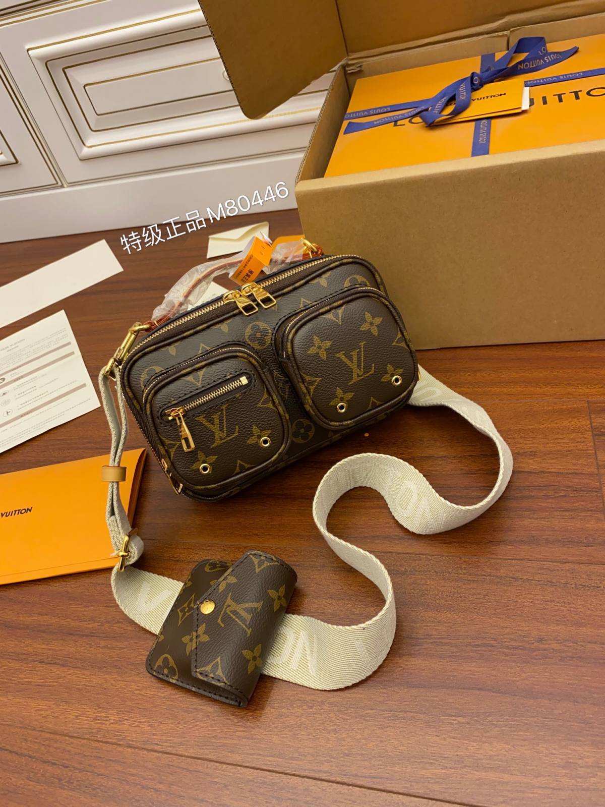 Ellebag’s Masterful Replica of LV UTILITY CROSSBODY M80446 – A Monogram Marvel-最好的質量假路易威登包網上商店，複製設計師包 ru