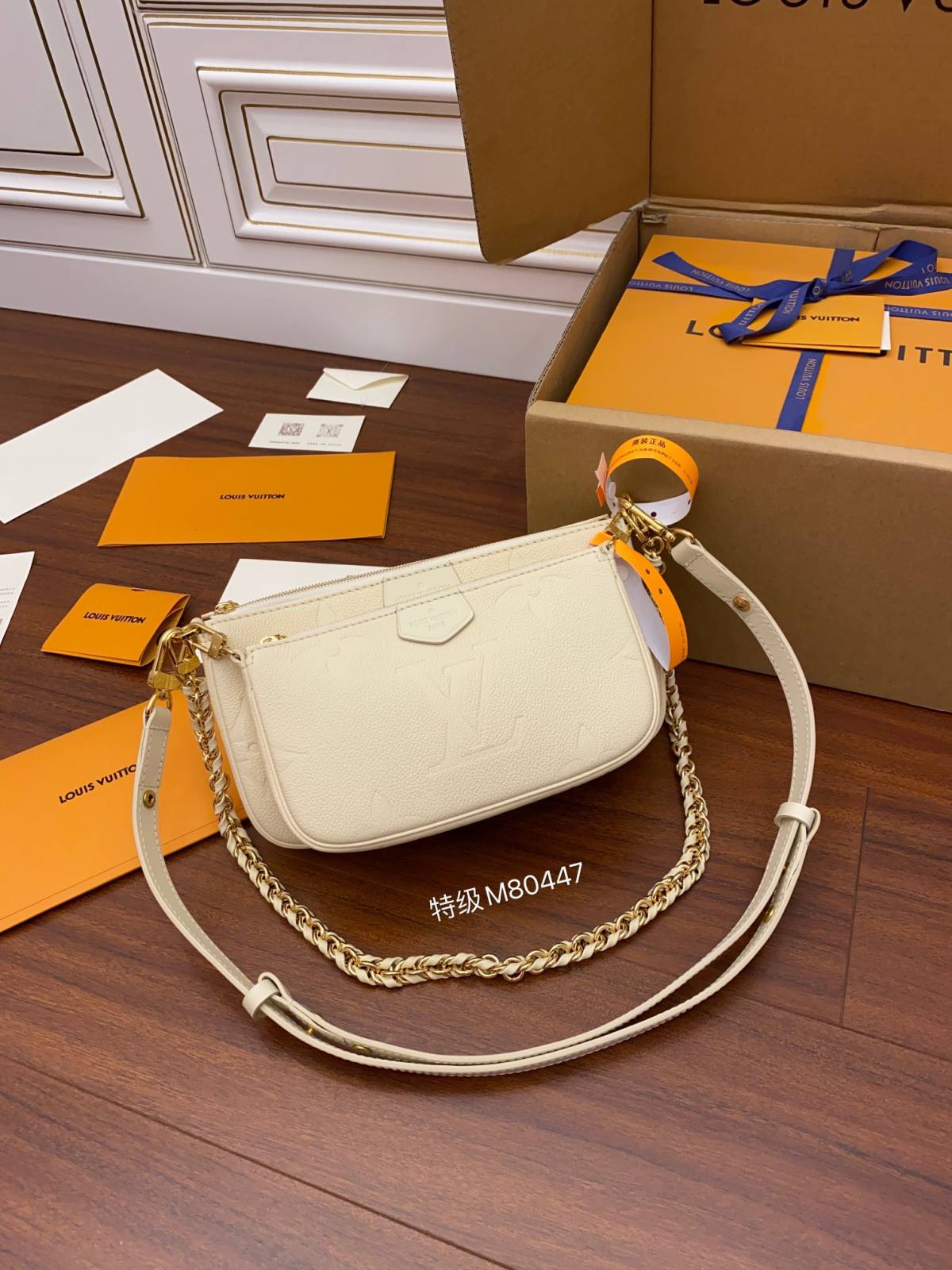 Ellebag’s Replica Craftsmanship of Louis Vuitton M80447 Milky White Multi Pochette Accessoires-Bästa kvalitet Fake Louis Vuitton Bag Online Store, Replica designer bag ru