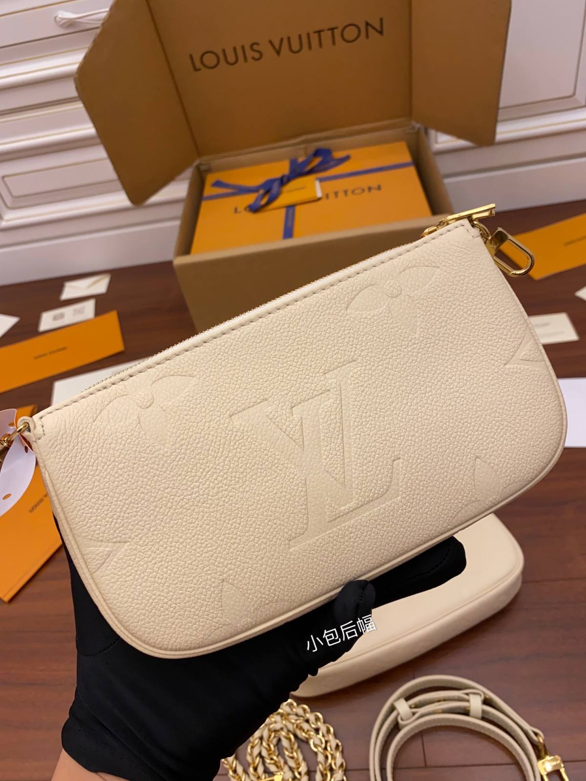 Ellebag’s Replica Craftsmanship of Louis Vuitton M80447 Milky White Multi Pochette Accessoires-Best Quality Fake Louis Vuitton Bag Online Store, Replica designer bag ru