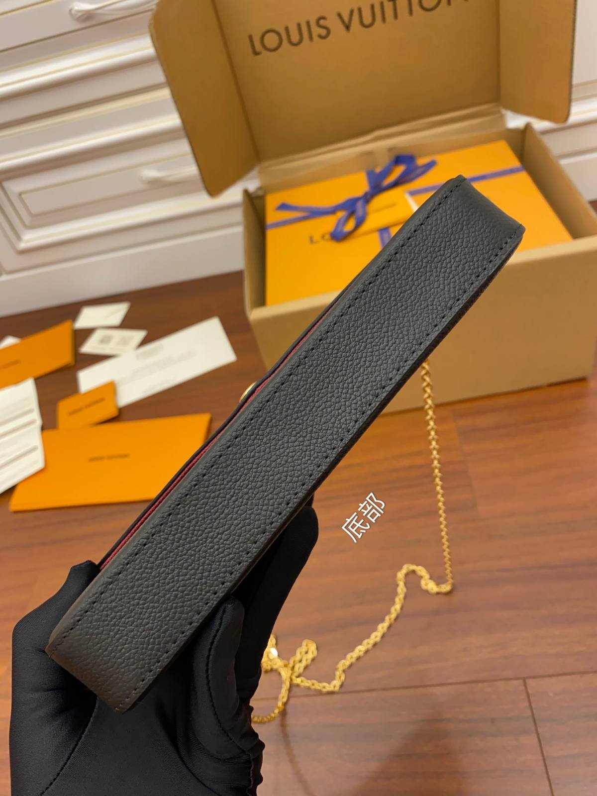 Ellebag’s Replica Excellence in Louis Vuitton M80482 Black Pochette FÉLICIE Felicie Chain Bag-Best Quality Fake Louis Vuitton сумка онлайн дүкөнү, Replica дизайнер сумка ru