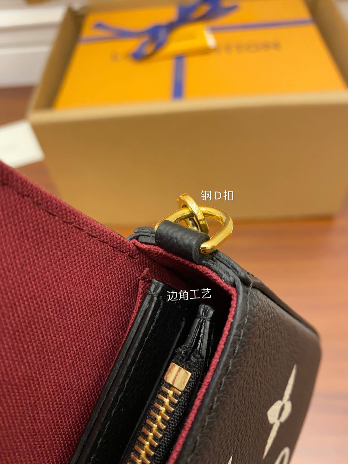 Ellebag’s Replica Excellence in Louis Vuitton M80482 Black Pochette FÉLICIE Felicie Chain Bag-Labākās kvalitātes viltotās Louis Vuitton somas tiešsaistes veikals, dizaineru somas kopija ru