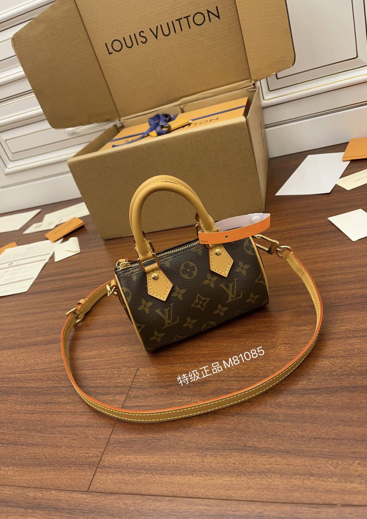 Ellebag Factory’s Exquisite Replication of the Louis Vuitton NANO SPEEDY Handbag (M81085)-Meilleure qualité de faux sac Louis Vuitton en ligne, réplique de sac de créateur ru