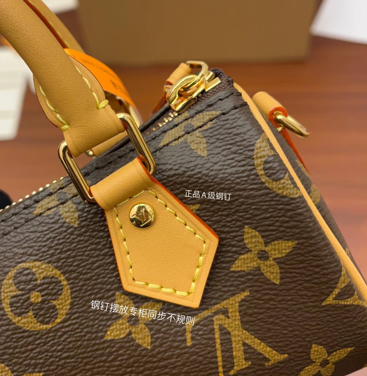 Ellebag Factory’s Exquisite Replication of the Louis Vuitton NANO SPEEDY Handbag (M81085)-最好的質量假路易威登包網上商店，複製設計師包 ru