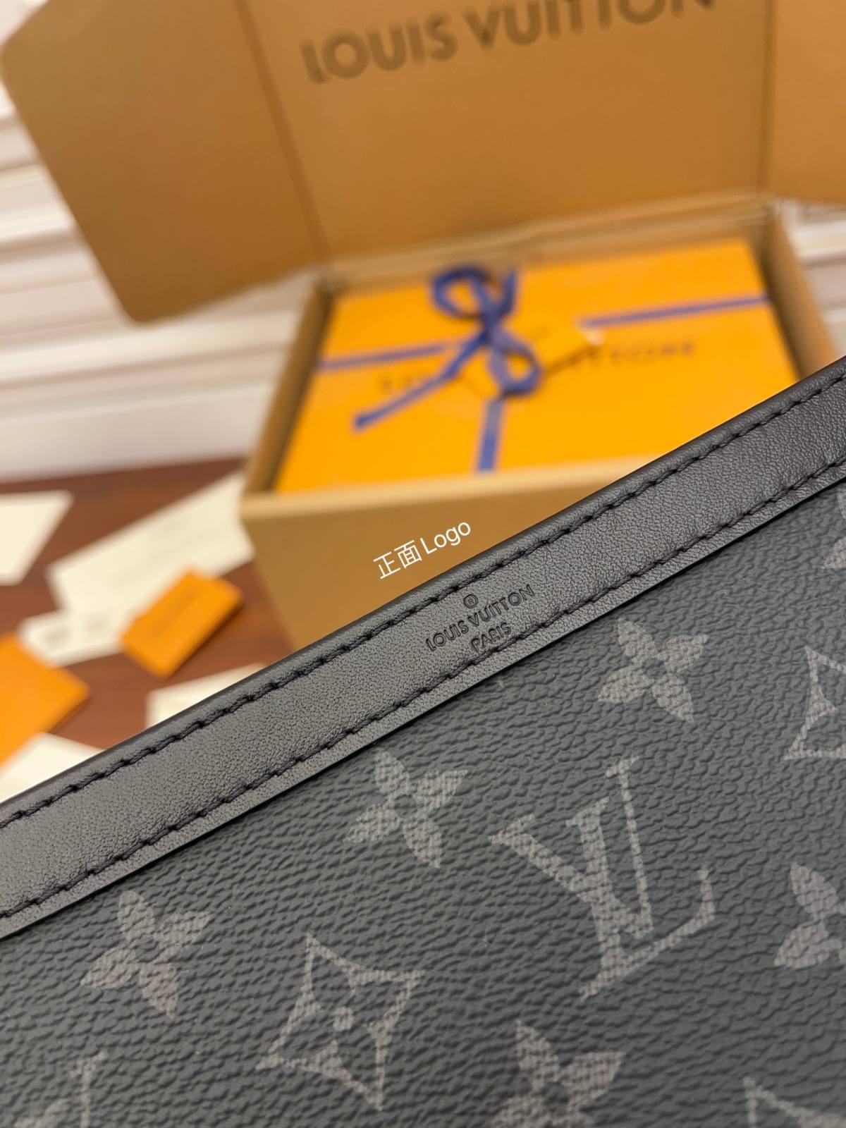 Ellebag Factory’s Exquisite Replication of Louis Vuitton M81124 Monogram Eclipse Black Gaston-Paras laatu väärennetty Louis Vuitton laukku verkkokauppa, replika suunnittelija laukku ru