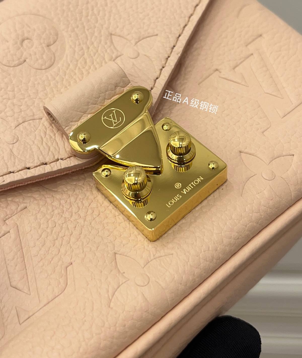 Ellebag Factory’s Replication Craftsmanship for Louis Vuitton M81389 Metis in Full Leather Super Mini, Pink-Best Quality Replica designer Bag factory in China