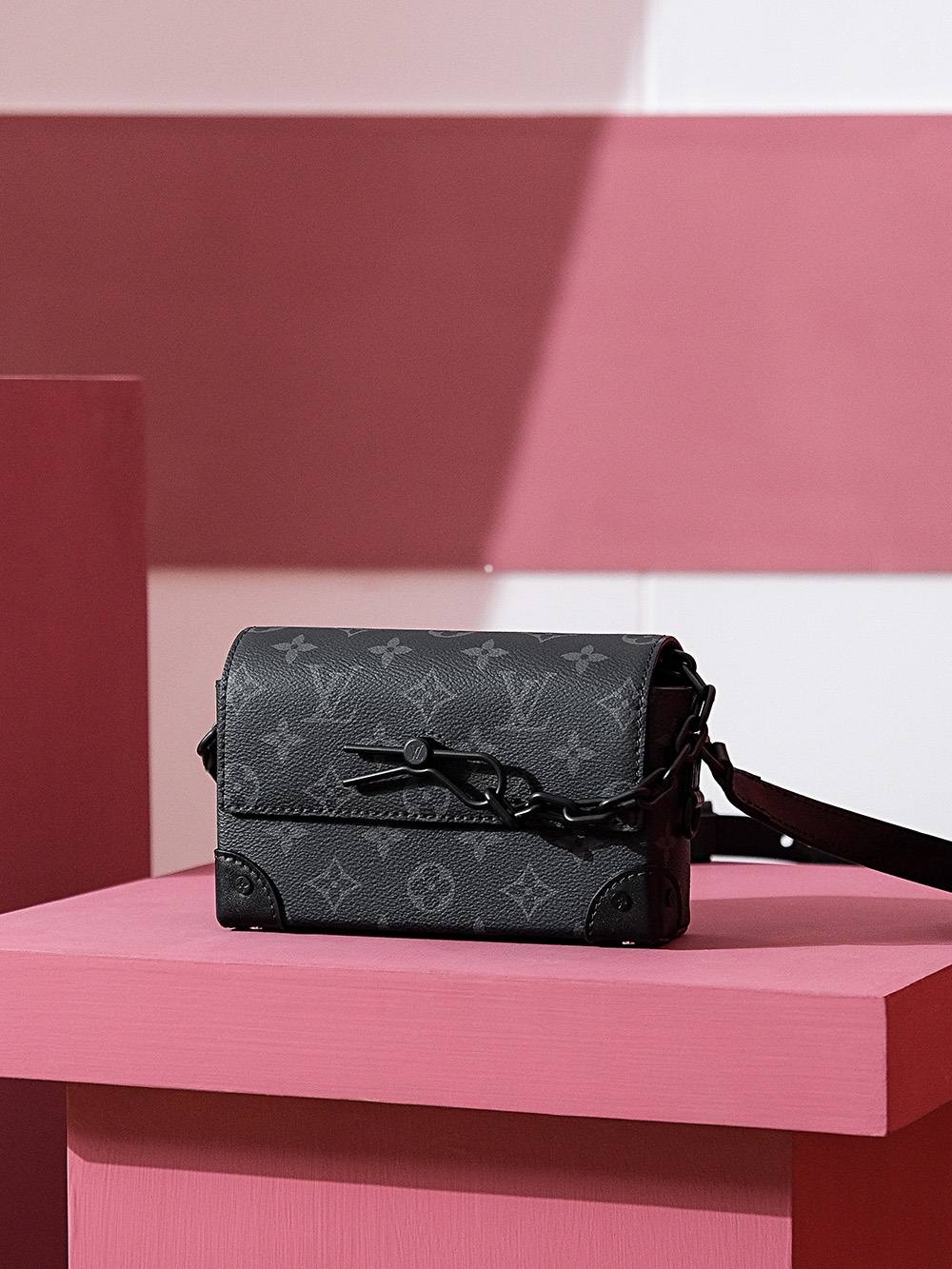 Ellebag Factory’s Replication Expertise: Louis Vuitton STEAMER Mini Handbag (M81783) – Monogram Eclipse Black-Best Quality Fake Louis Vuitton Bag Online Store, Replica designer bag ru