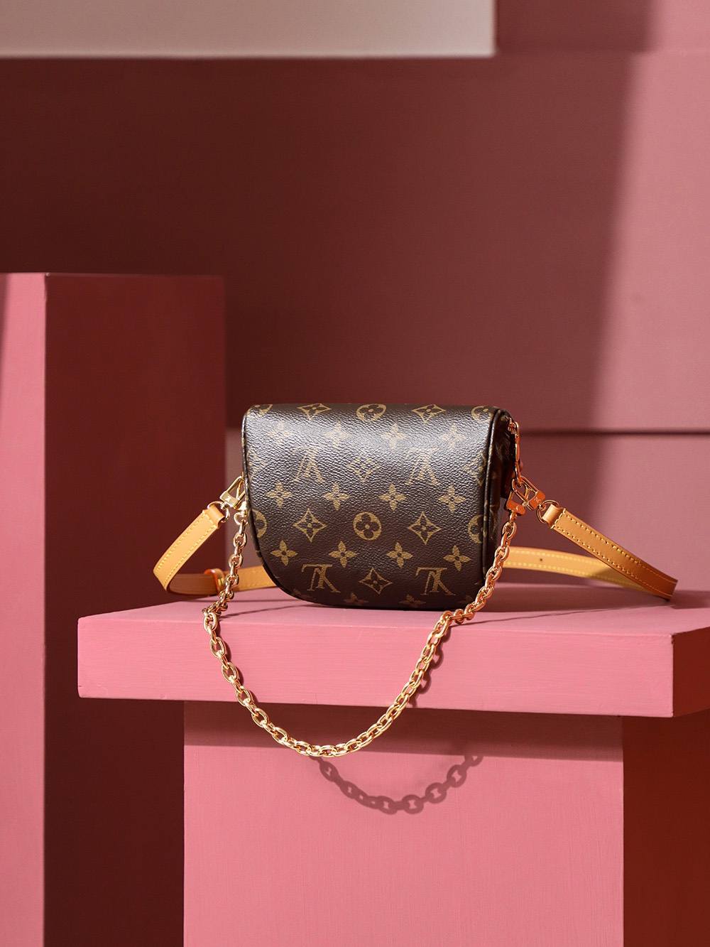 Ellebag Factory Replication Techniques: Louis Vuitton MINI BUMBAG Handbag (M82335)-Umgangatho ogqwesileyo woMgangatho weFake weLouis Vuitton kwiVenkile ye-Intanethi, ibhegi yomyili weReplica ru