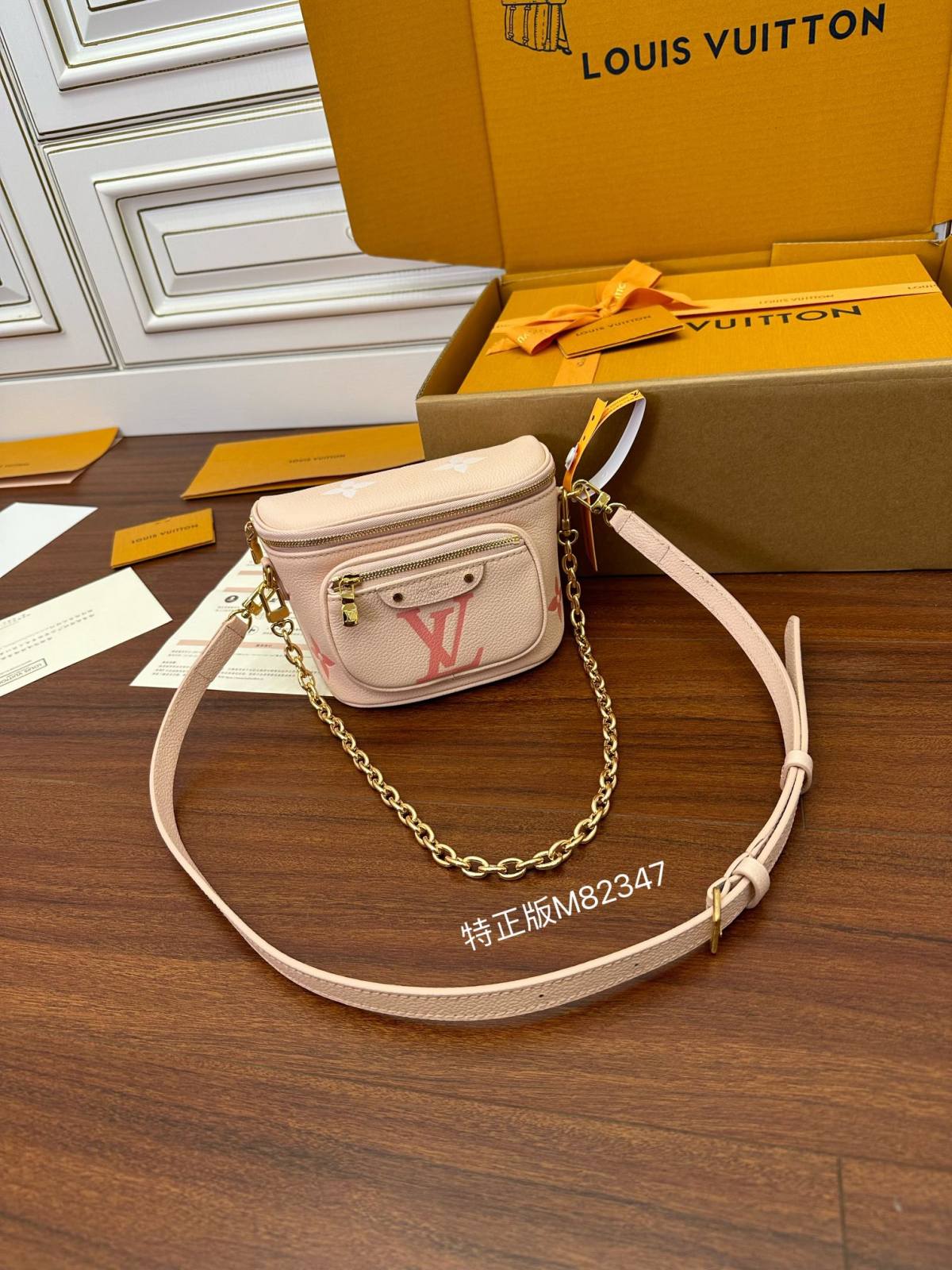 Ellebag Factory Replication Expertise: Louis Vuitton MINI BUMBAG Handbag (M82347) – Pink Gradient Series-Best Quality Fake Louis Vuitton Bag Online Store, Replica designer bag ru