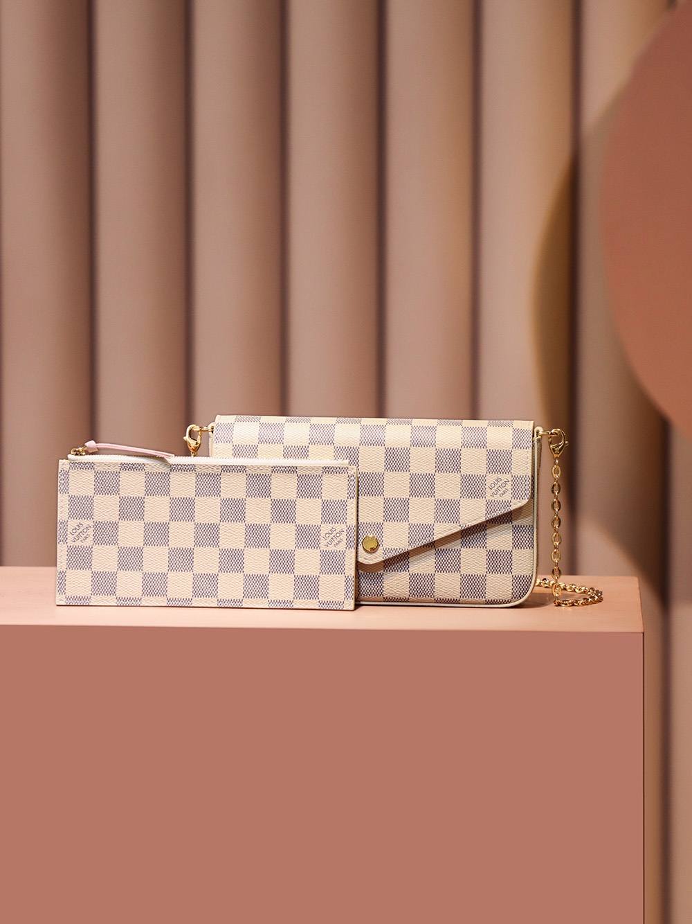 Ellebag Factory’s Exquisite Replication of Louis Vuitton Pochette FÉLICIE N63106-Magazin online de geanți Louis Vuitton fals de cea mai bună calitate, geantă de designer replica ru