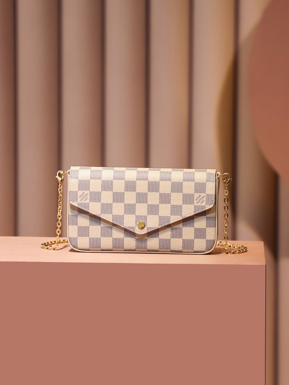 Ellebag Factory’s Exquisite Replication of Louis Vuitton Pochette FÉLICIE N63106-Magazin online de geanți Louis Vuitton fals de cea mai bună calitate, geantă de designer replica ru