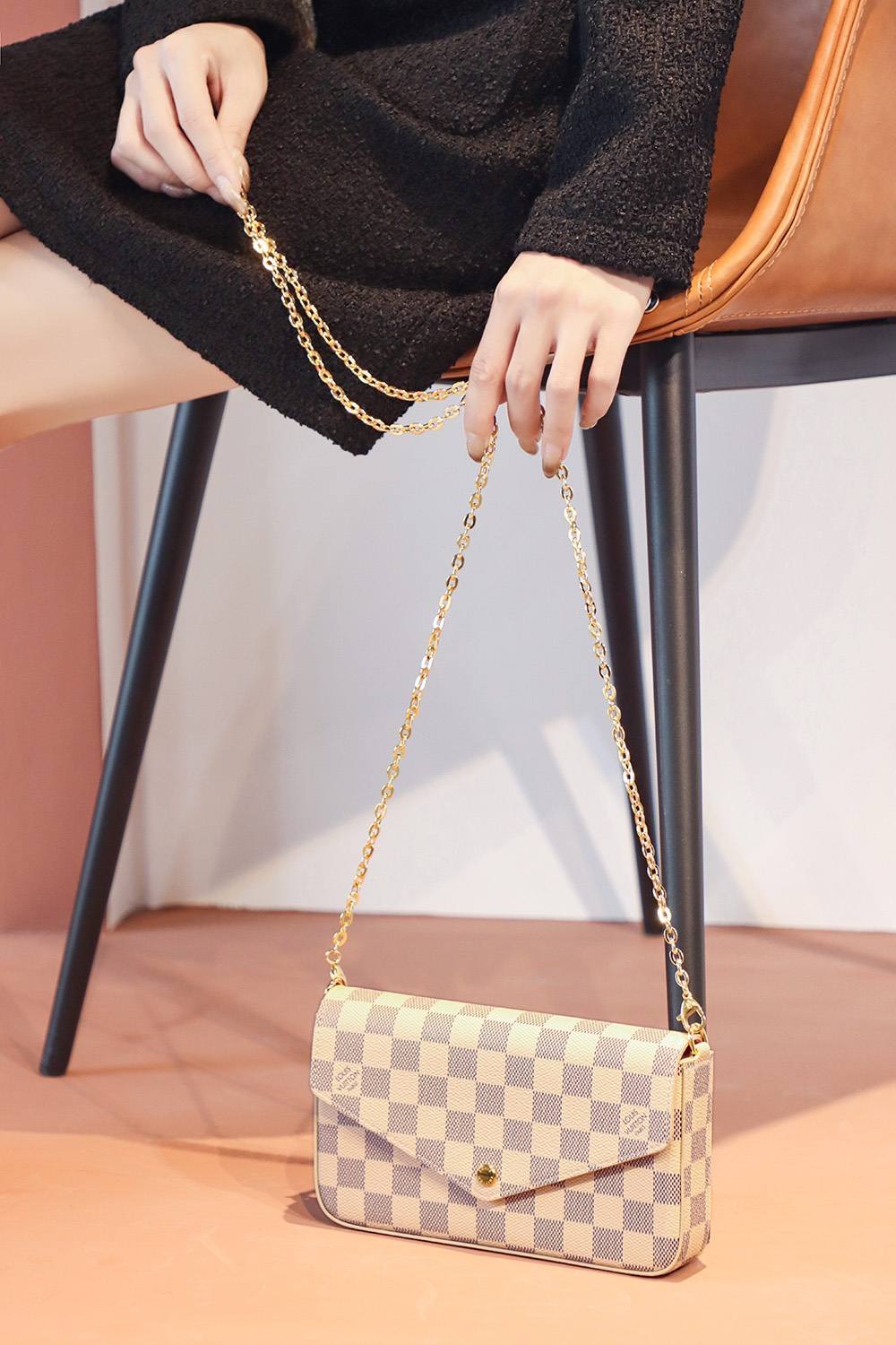 Ellebag Factory’s Exquisite Replication of Louis Vuitton Pochette FÉLICIE N63106-Bescht Qualitéit Fake Louis Vuitton Bag Online Store, Replica Designer Bag ru