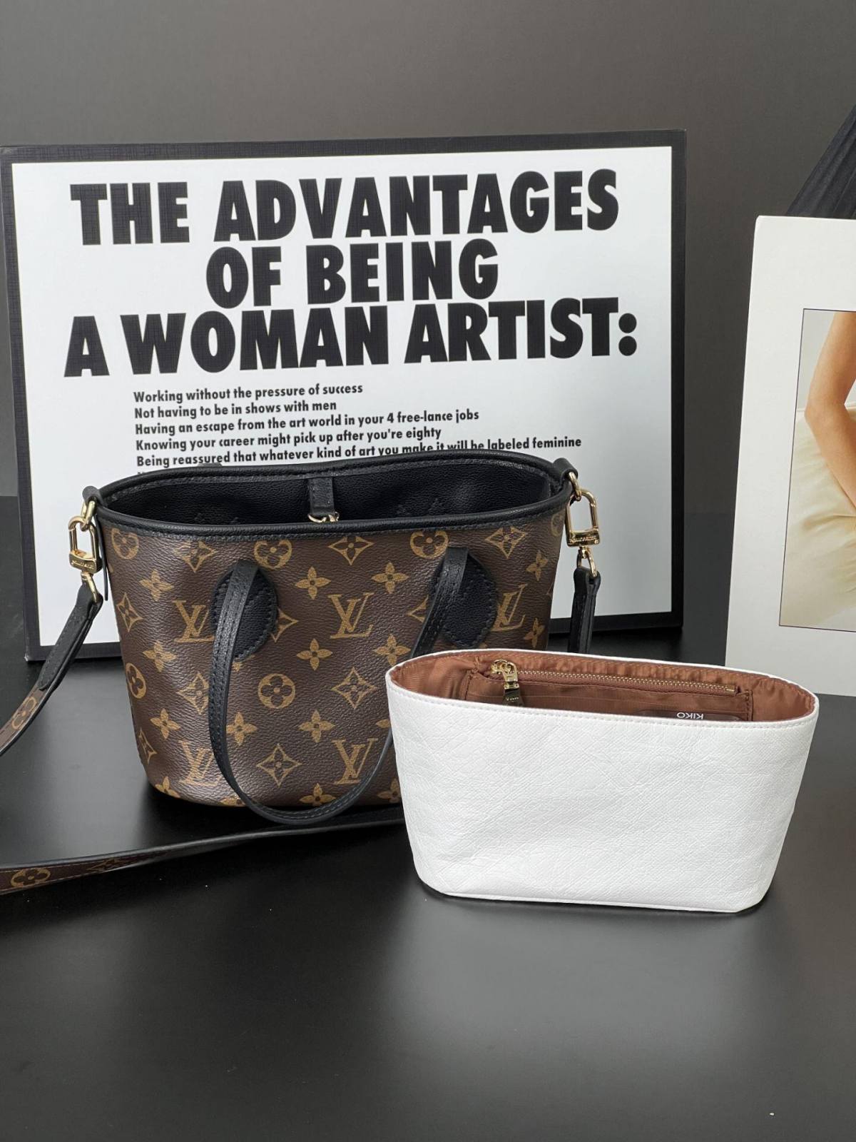 Ellebag’s 1:1 Replica of Louis Vuitton M12099 Neverfull Bandoulière Inside Out BB: Crafting Luxury with Precision-Tayada ugu Fiican ee Louis Vuitton Boorsada Online Store, Bac naqshadeeye nuqul ah