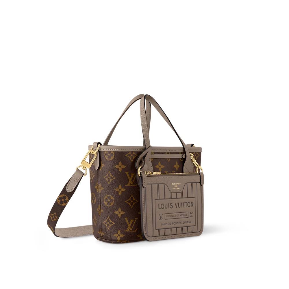 Ellebag’s 1:1 Replica of Louis Vuitton M12109 Neverfull Bandoulière Inside Out BB: A True Reflection of Craftsmanship （2024 Nov updated）-Լավագույն որակի կեղծ Louis Vuitton պայուսակների առցանց խանութ, Replica դիզայներական պայուսակ ru