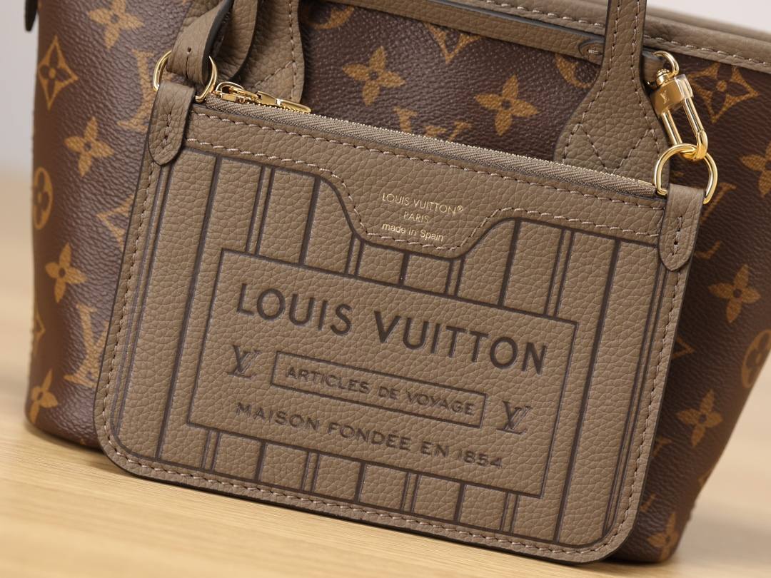 Ellebag’s 1:1 Replica of Louis Vuitton M12109 Neverfull Bandoulière Inside Out BB: A True Reflection of Craftsmanship （2024 Nov updated）-Լավագույն որակի կեղծ Louis Vuitton պայուսակների առցանց խանութ, Replica դիզայներական պայուսակ ru