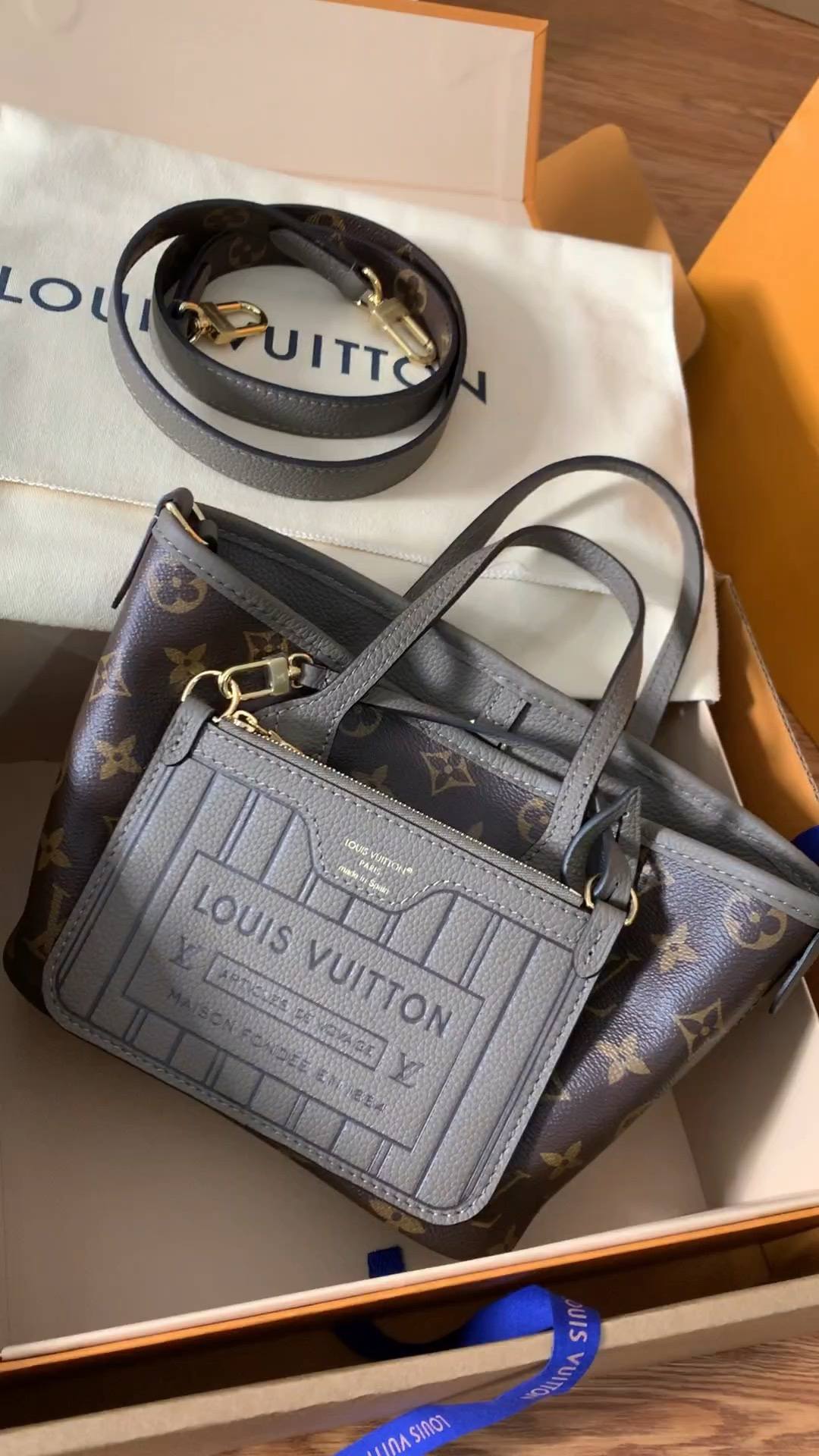 Ellebag’s 1:1 Replica of Louis Vuitton M12109 Neverfull Bandoulière Inside Out BB: A True Reflection of Craftsmanship （2024 Nov updated）-Best Quality Replica designer Bag factory in China