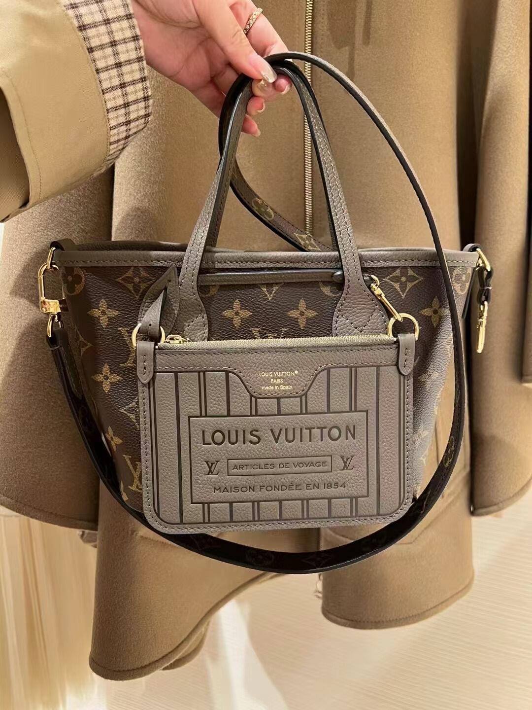 Ellebag’s 1:1 Replica of Louis Vuitton M12109 Neverfull Bandoulière Inside Out BB: A True Reflection of Craftsmanship （2024 Nov updated）-മികച്ച ഗുണനിലവാരമുള്ള വ്യാജ ലൂയിസ് വിറ്റൺ ബാഗ് ഓൺലൈൻ സ്റ്റോർ, റെപ്ലിക്ക ഡിസൈനർ ബാഗ് ru