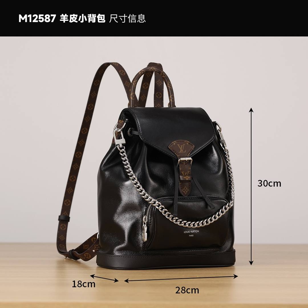 Ellebag’s 1:1 Replica of Louis Vuitton M12587 Montsouris PM: A Masterpiece of Craftsmanship（2024 Nov updated）-Best Quality Replica designer Bag factory in China