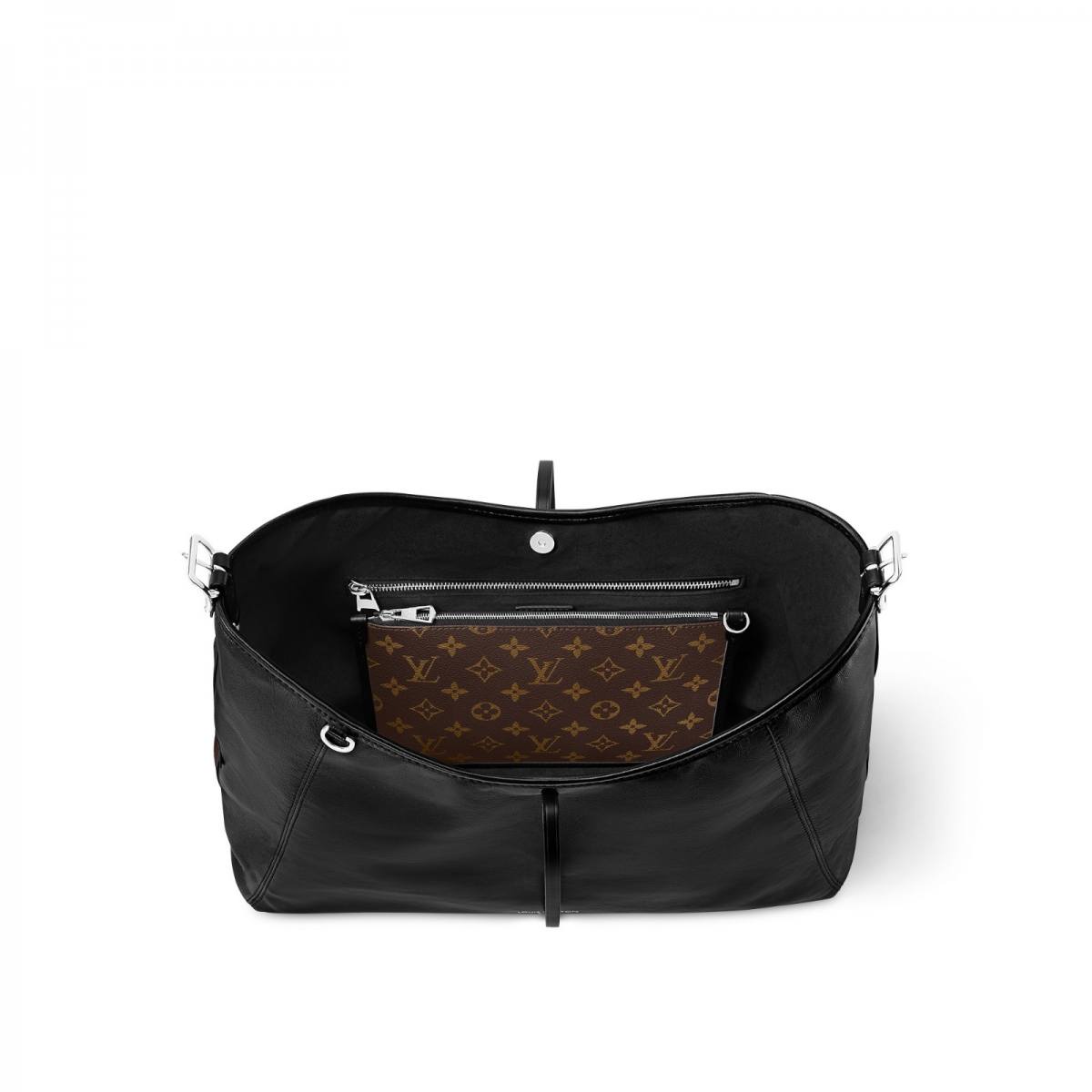 Ellebag’s 1:1 Replica of Louis Vuitton M25143 Carryall Dark Medium Handbag（2024 Nov updated）-Tayada ugu Fiican ee Louis Vuitton Boorsada Online Store, Bac naqshadeeye nuqul ah