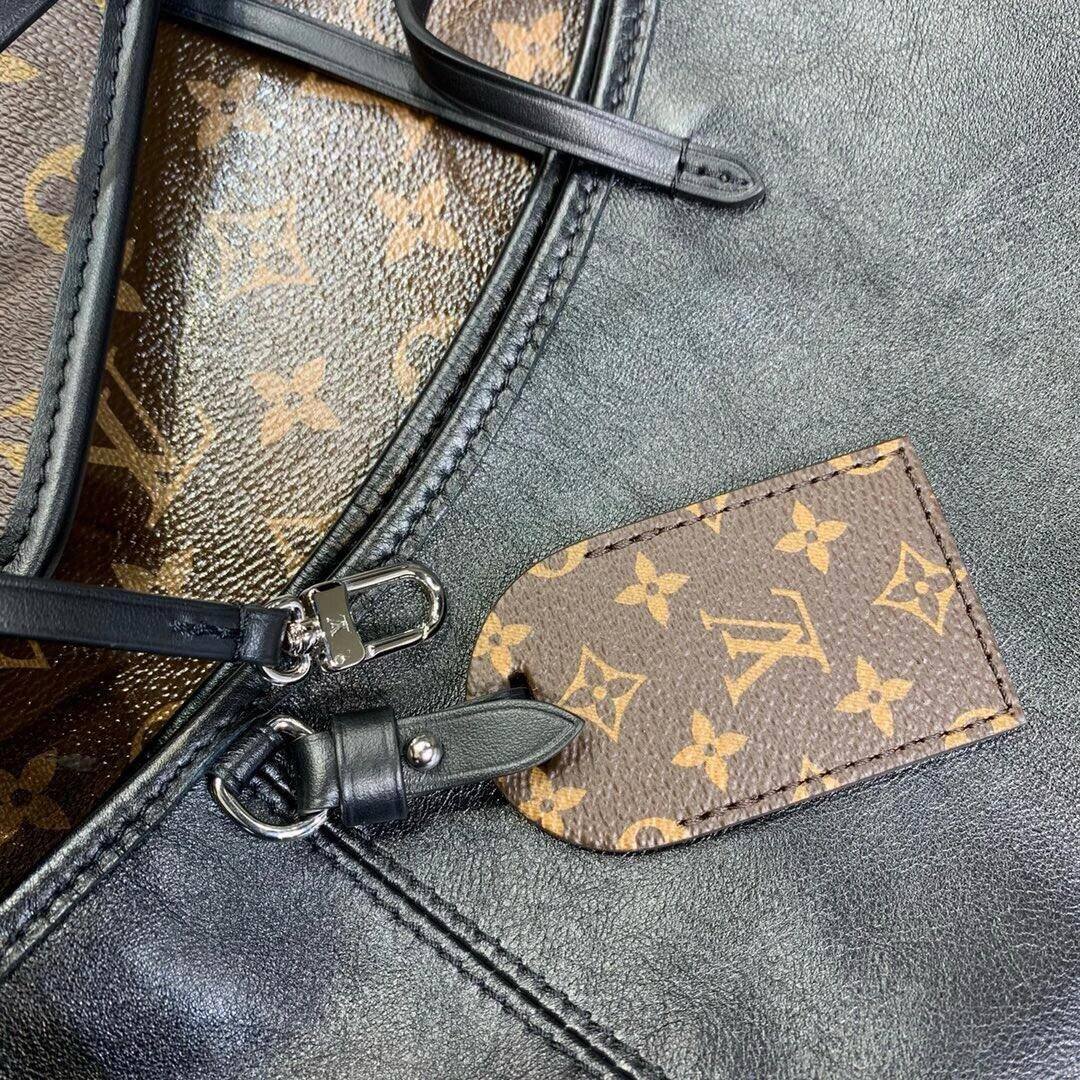 Ellebag’s 1:1 Replica of Louis Vuitton M25143 Carryall Dark Medium Handbag（2024 Nov updated）-最好的質量假路易威登包網上商店，複製設計師包 ru