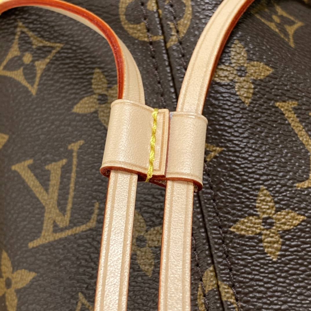 Ellebag’s 1:1 Replica of Louis Vuitton M41177 Neverfull Medium Tote – The Iconic Monogram with Red Interior （2024 Nov updated）-Best Quality Replica designer Bag factory in China