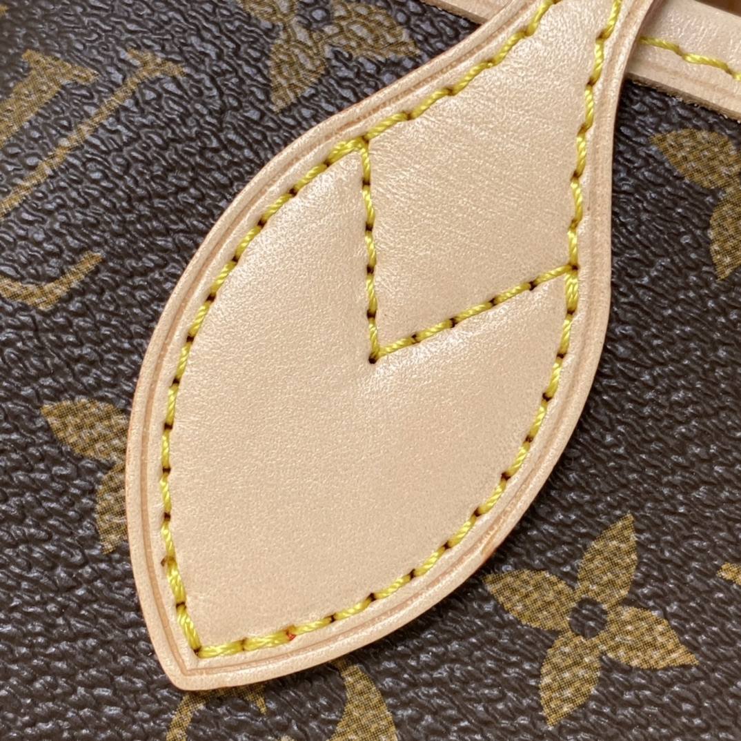 Ellebag’s 1:1 Replica of Louis Vuitton M41177 Neverfull Medium Tote – The Iconic Monogram with Red Interior （2024 Nov updated）-Negozio in linea della borsa falsa di Louis Vuitton di migliore qualità, borsa del progettista della replica ru