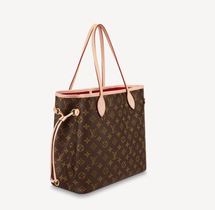 Ellebag’s 1:1 Replica of Louis Vuitton M41177 Neverfull Medium Tote – The Iconic Monogram with Red Interior （2024 Nov updated）-ఉత్తమ నాణ్యత నకిలీ లూయిస్ విట్టన్ బ్యాగ్ ఆన్‌లైన్ స్టోర్, రెప్లికా డిజైనర్ బ్యాగ్ రు